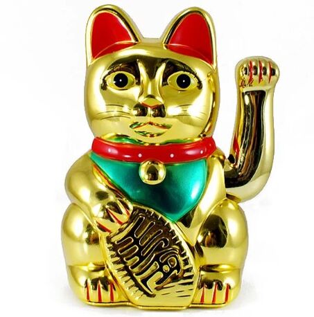 Maneki neko katuaren irudia